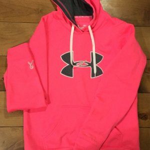 Under Armour neon pink sweatshirt